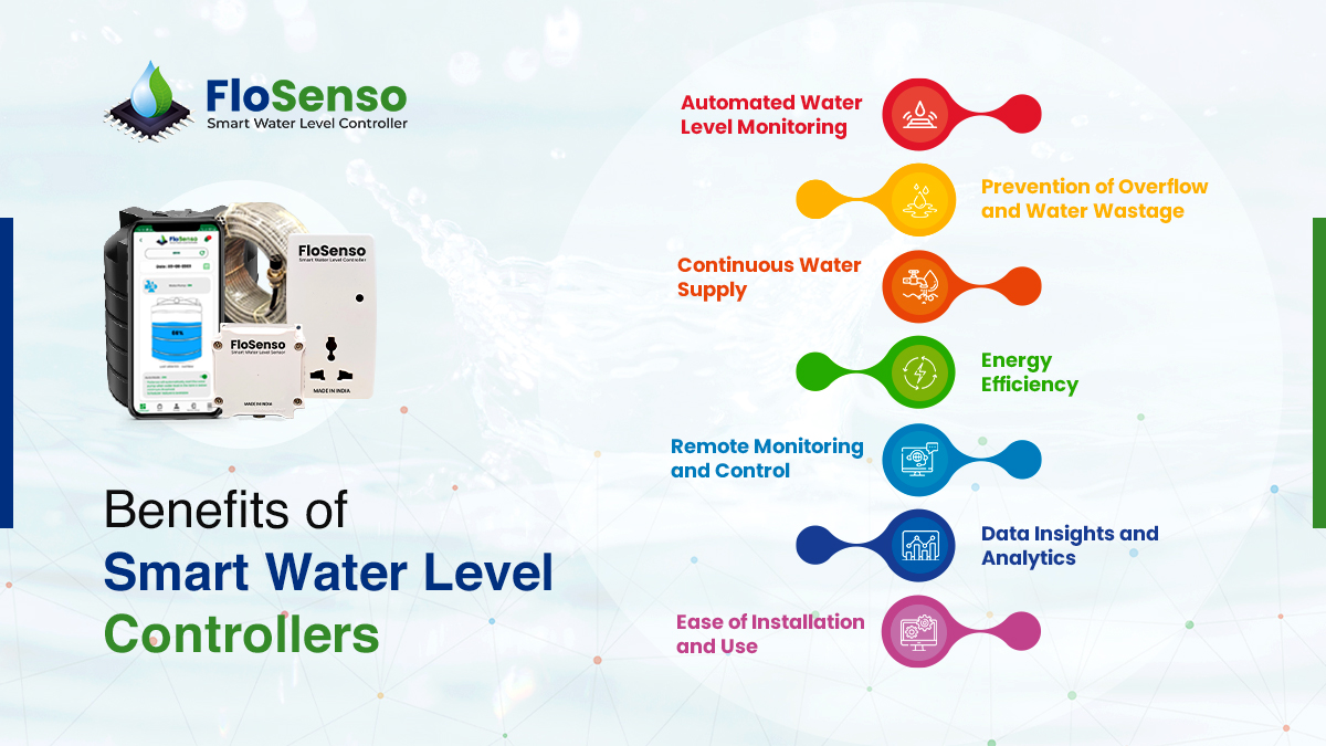 Benefits of smart water tank level controller