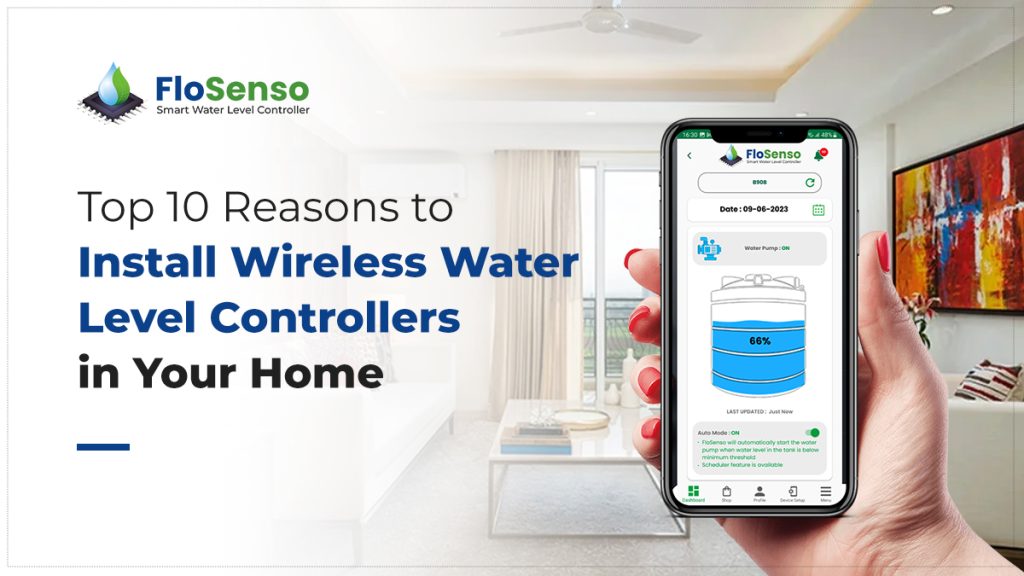 Wireless Water level Controller Dashboard