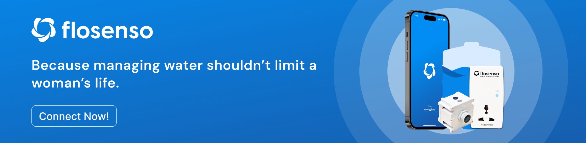 Women managing Water with Flosenso