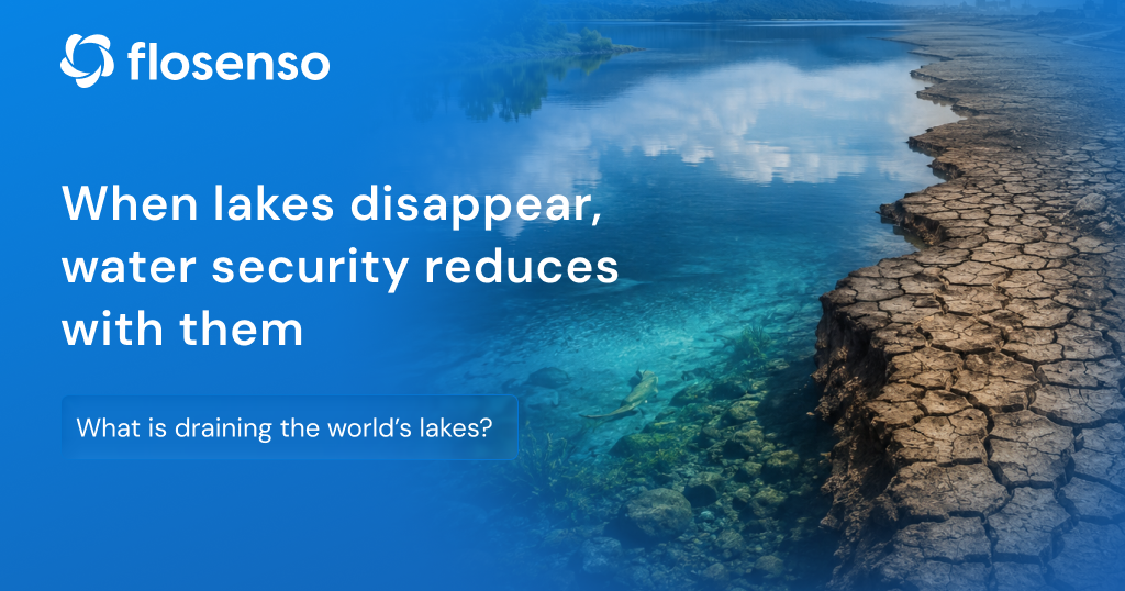 Drying lakes and declining water security around the world